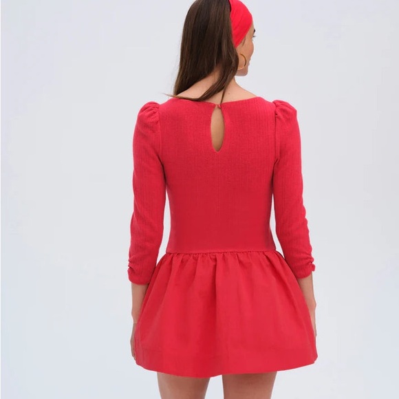 For Love and Lemons Pointelle Mini Dress NWT - Picture 3 of 3